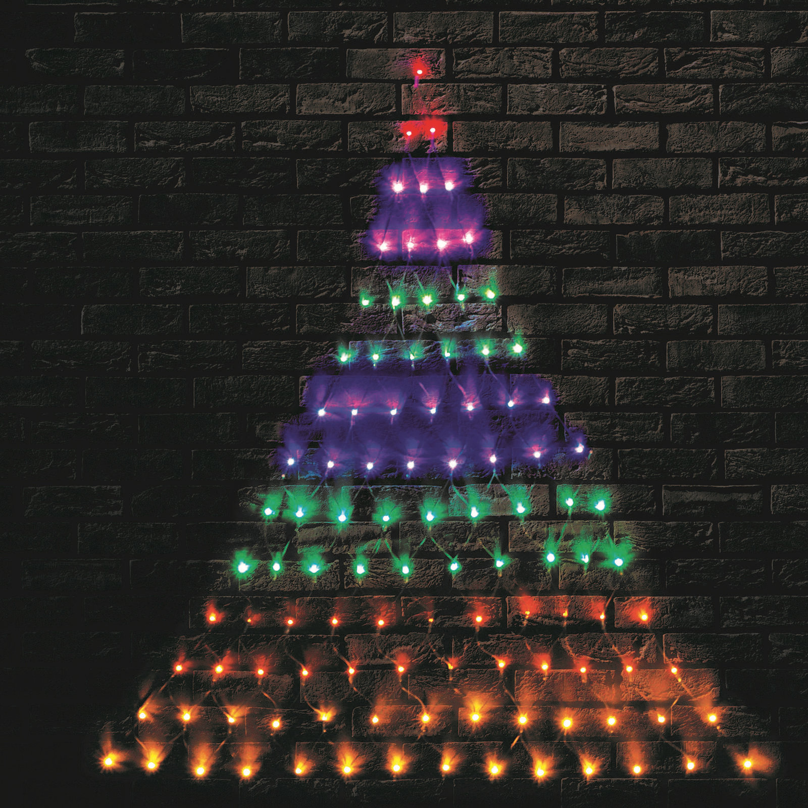 Stockholm Rainbow Tree Shape Net Light 105 LED | Outbax
